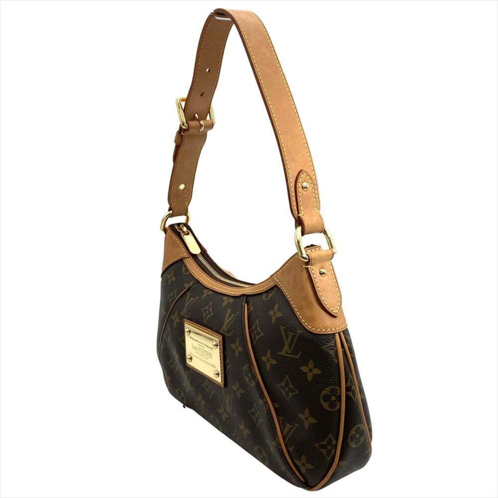 LOUIS VUITTON Authentic Brown Monogram Canvas Shoulder Bag - Picture 4 of 10